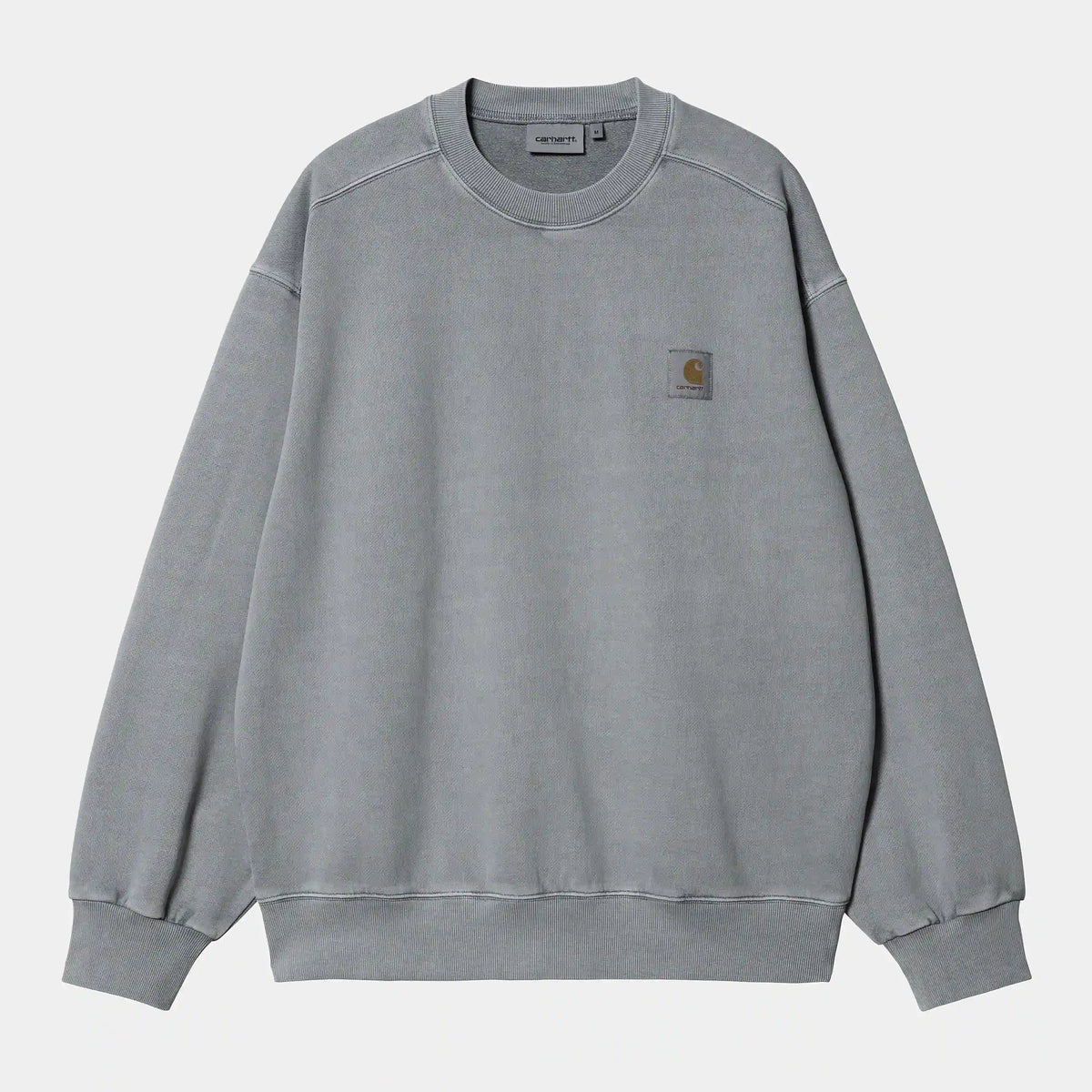 Carhartt WIP Vista Sweat Mirror Hellblau (I029522) – Frontansicht bei STICKABUSH Berlin