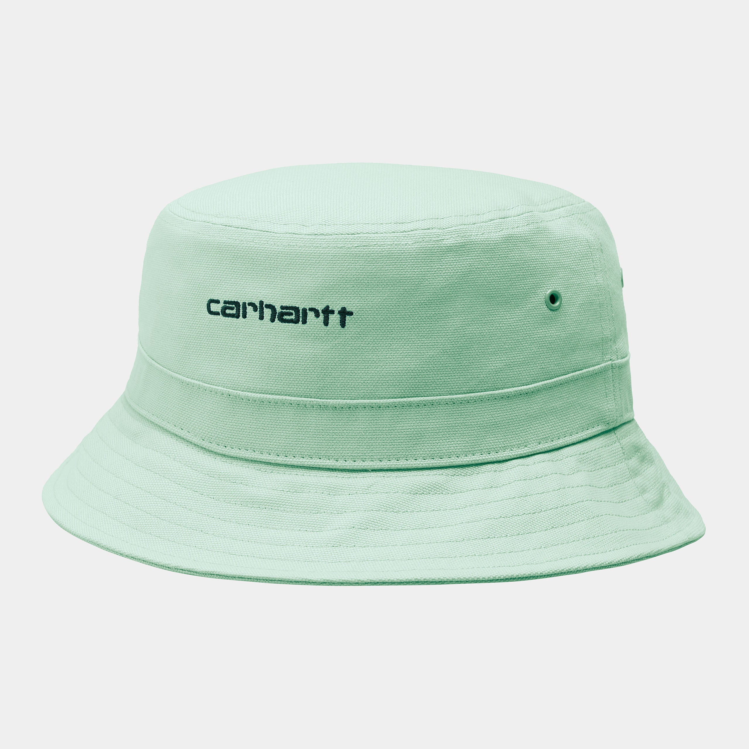 Carhartt WIP Script Bucket Hat: Mintgrün - STAB Fischerhut, Anglerhut, Hut kaufen, Streetwear in Berlin, Sneaker Shop, Adidas Schuhe.
