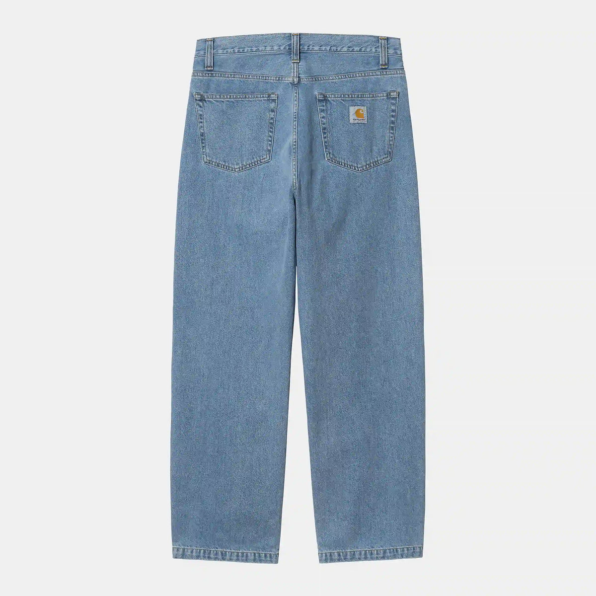 Carhartt WIP Landon Pant in Blue Denim Baggy Fit Hose Rueckansicht – STICKABUSH Streetwear Store Berlin-Kreuzberg