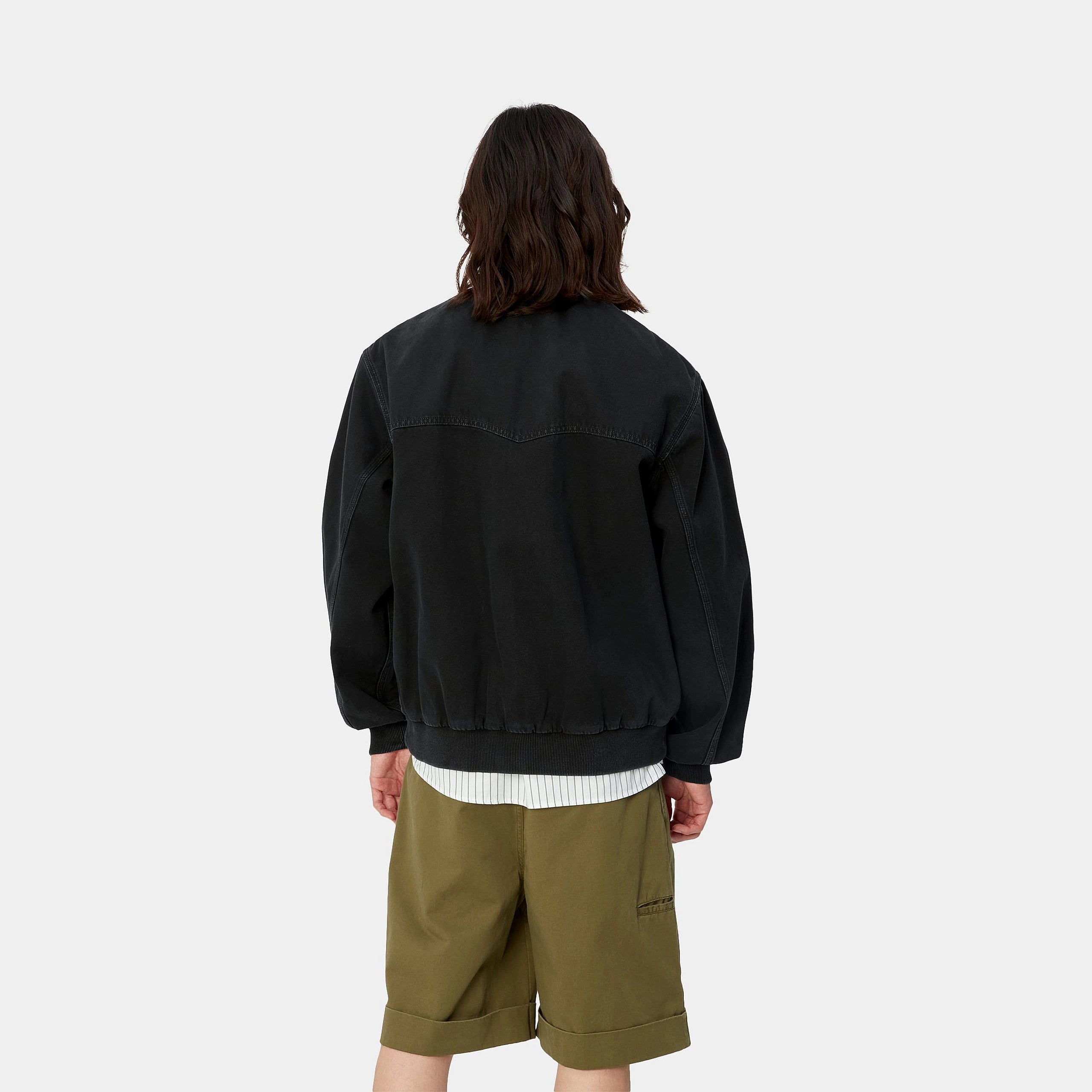 Carhartt WIP OG Santa Fe Bomber - Black (stone dyed)
