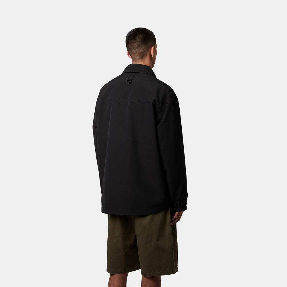 "Carhartt Liam Jacket Black I034564_89_XX: Leichte Jacke mit einem Polyester-Mesh gefüttert, Frontreißverschluss, Brust-Taschen und aus wasserabweisend."