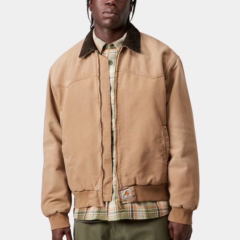 Carhartt WIP OG Santa Fe Jacket - Hamilton Brown / Tobacco (Grind washed)