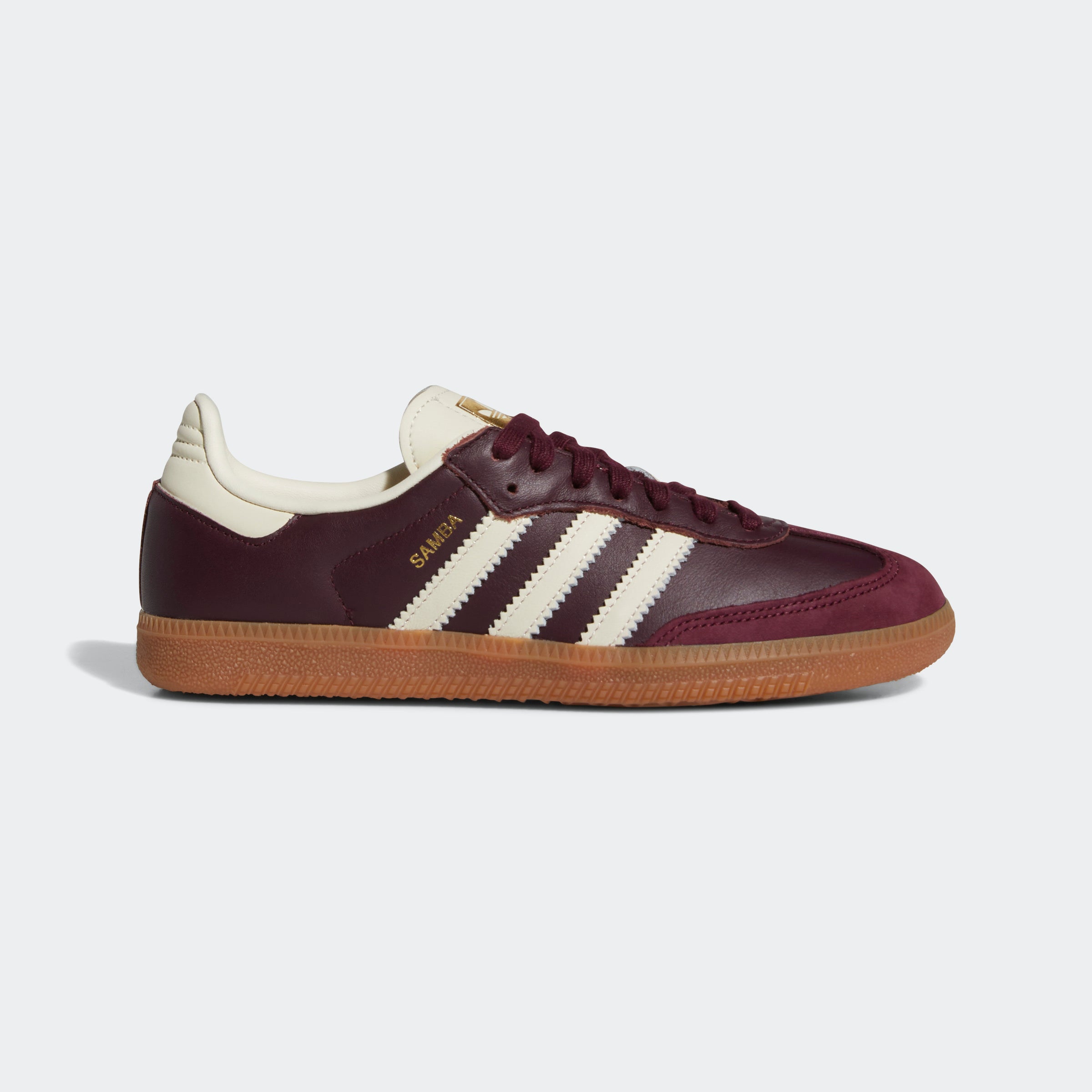 "Adidas Samba OG - Maaron ID0477: Retro Sneaker mit Premium-Leder, Wildleder-Details und zeitlosem Design."