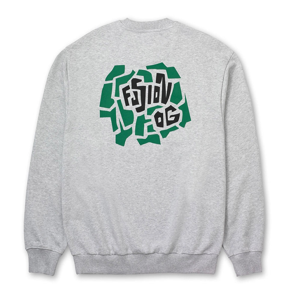 Karhu Fusion OG Sweatshirt - Heather Grey / Ultramarine Green