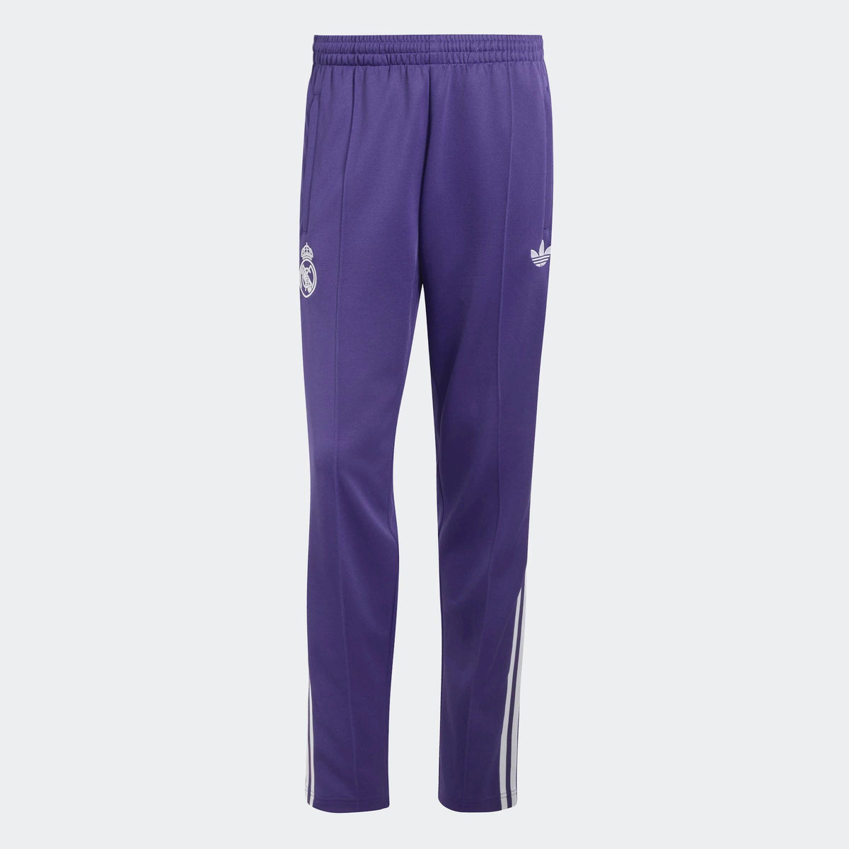 adidas Originals Real Madrid Originals Track Pants in Purple – Frontansicht im STICKABUSH Online-Shop