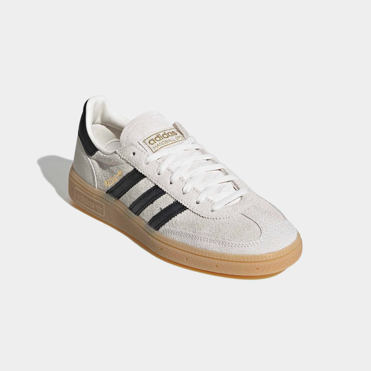 adidas Originals Handball Spezial Sneaker in Cloud White / Core Black – Vorderansicht im STICKABUSH Online-Shop