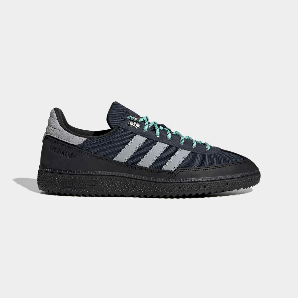 adidas Handball Spezial WTR in Legend Ink / Halo Silver / Core Black – Seitenansicht