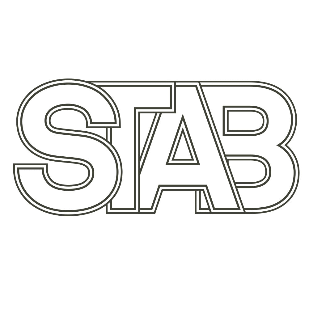 Das STAB Logo vom bekannten Berliner Streetwear Store Stickabush.