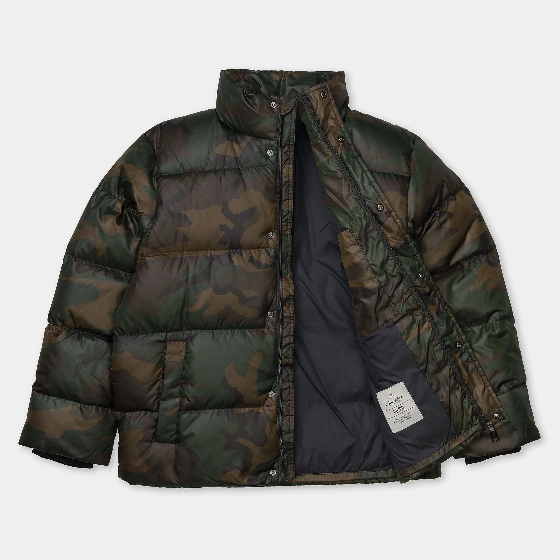 Carhartt WIP ダウンジャケットMグリーン　DEMING JACKET Carhartt WIP（カーハートダブリューアイピー）の「DEMING JACKET