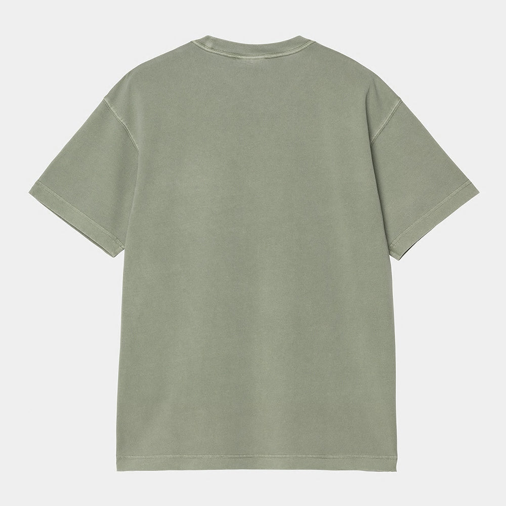 “Carhartt WIP S/S Nelson T-Shirt in Park, I029949_1YF_GD, ein carhartt t shirt aus Baumwolle, stückgefärbt und einem loose Fit.“