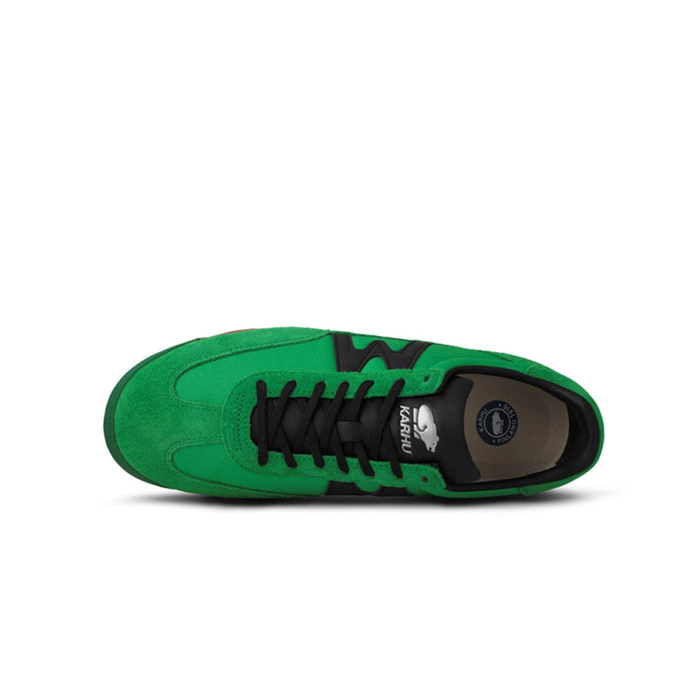 Karhu Mestari 76 Sneaker in Green Bee und Jet Black Topansicht Style-ID F805105 bei STICKABUSH Berlin