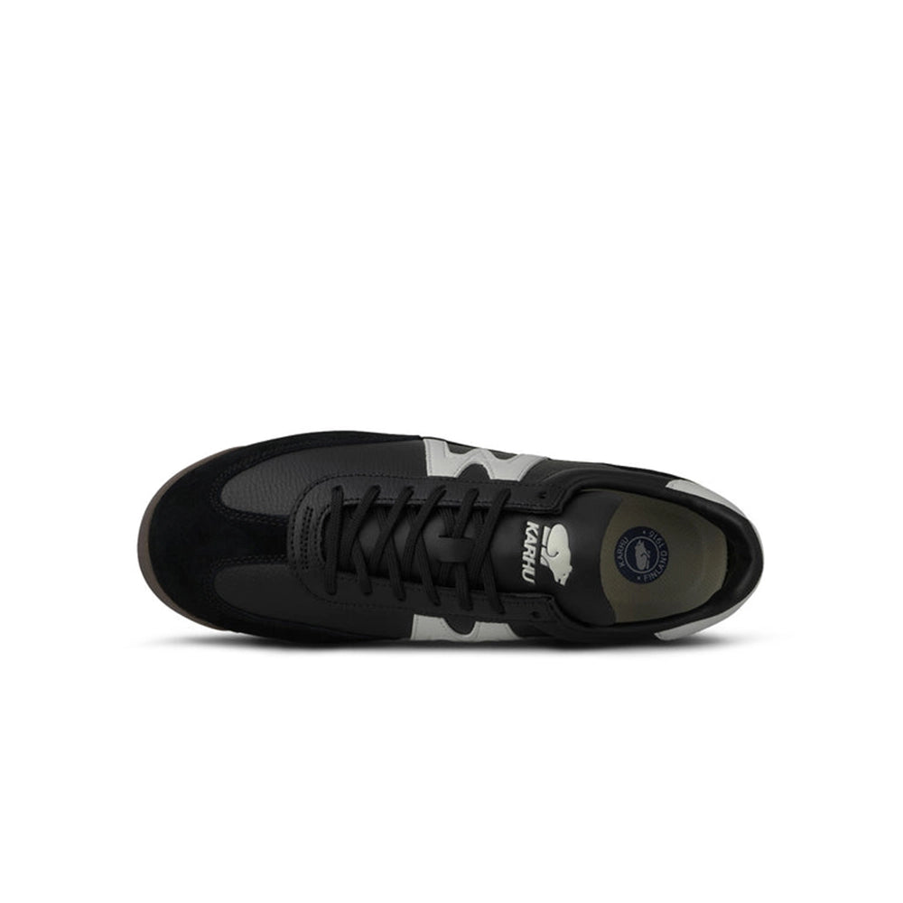 Karhu Mestari 76 Sneaker in Jet Black und Blanc De Blanc Topansicht Style-ID F805107 bei STICKABUSH Berlin