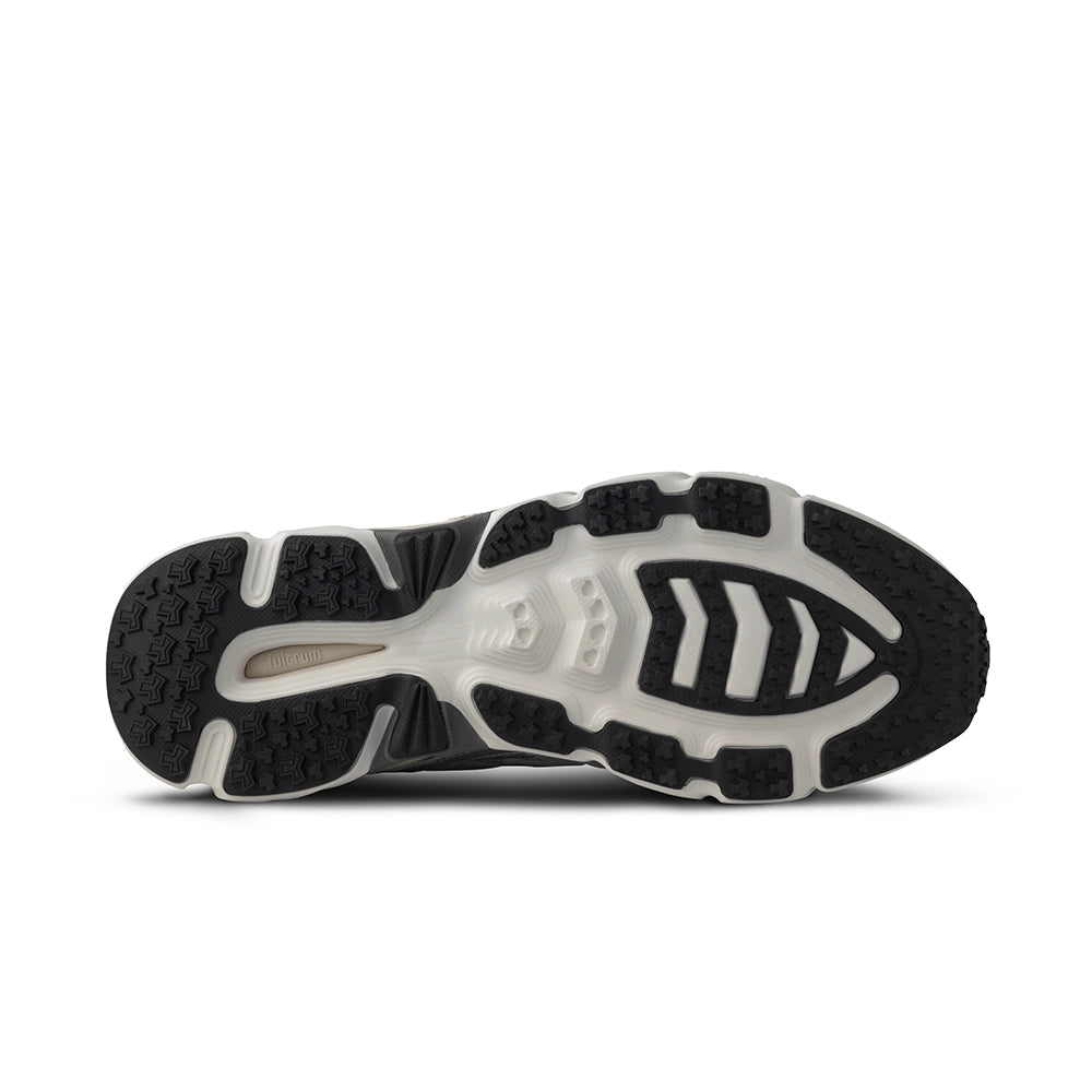 “Graublau/Silber farbener Karhu Super Fulcrum Herren Sneaker aus Mesh und Wildleder mit blaugrauen (Vintage Indigo) Akzenten bei Stickabush.“