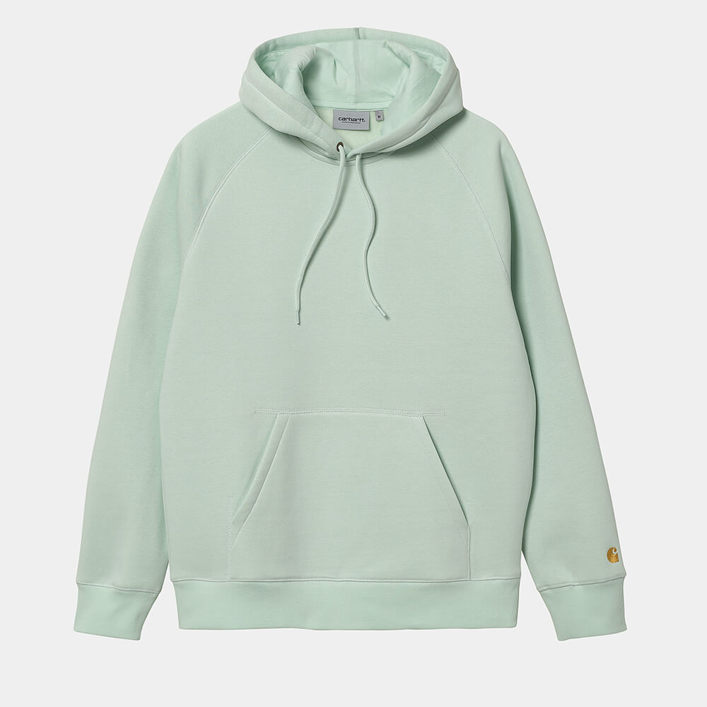 carhartt hoodie hooded chase sweat pale spearmint stab mint  hoodie kaufen  pullover kaufen  streetwear shop  carhartt wip